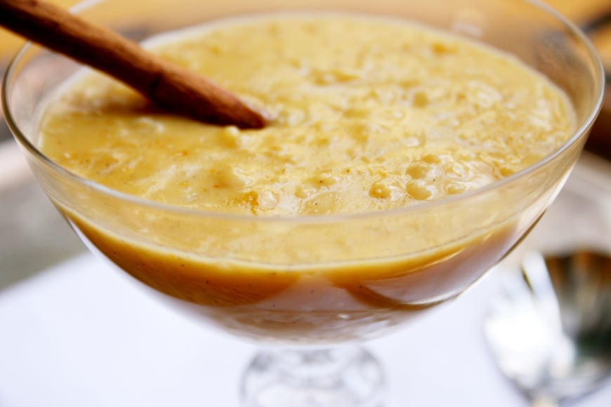 pumpkin brown rice pudding