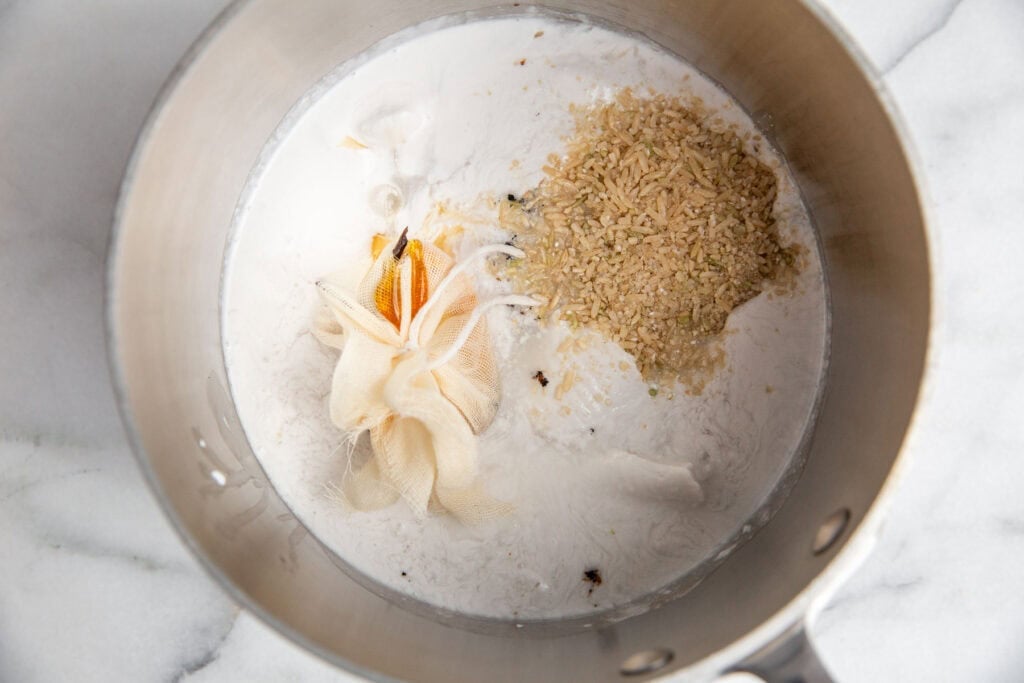 recipe ingredients in a sauce pan 