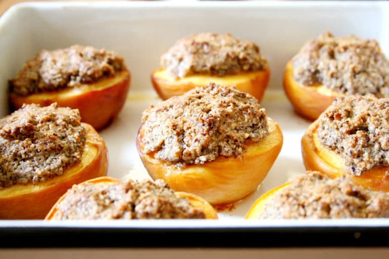 Hazelnut Peach Crisps (GF)