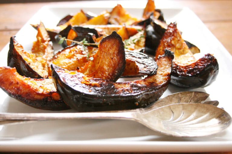 Maple Roasted Acorn Squash Wedges