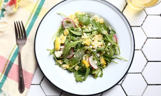 Sweet Corn Salad with Creamy Ancho Dressing