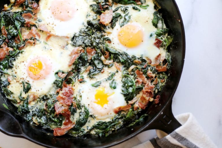 Simple Baked Eggs Recipe | Nicki Sizemore