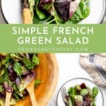 French green salad in a bowl.