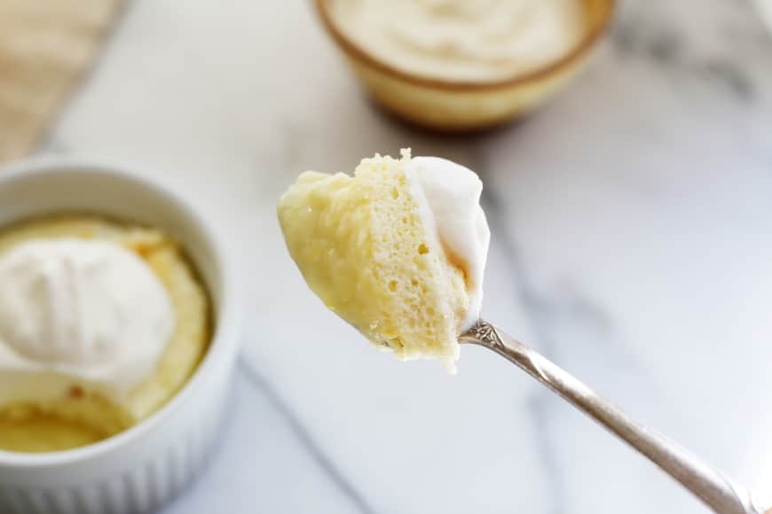 Gluten Free Lemon Pudding Cake (make-ahead and easy!)