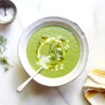 This revitalizing cold cucumber soup comes together in 5 minutes!