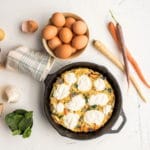This This DIY frittata is quick, easy and loaded with vegetables!