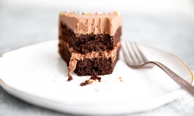 Gluten Free Chocolate Quinoa Cake with Chocolate Whipped Cream Frosting