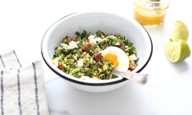 Kale Tabbouleh with Chorizo & Feta