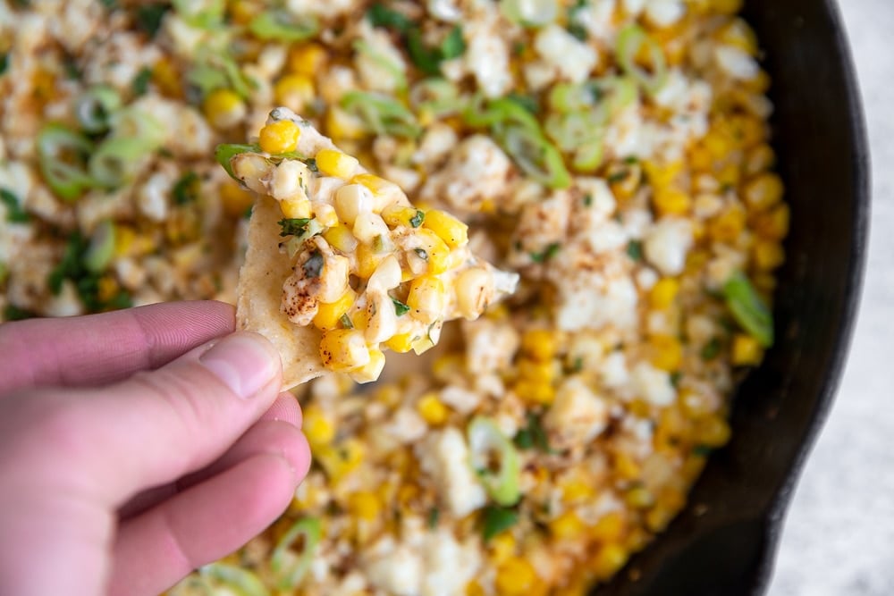 Elote Skillet Pasta - Served From Scratch