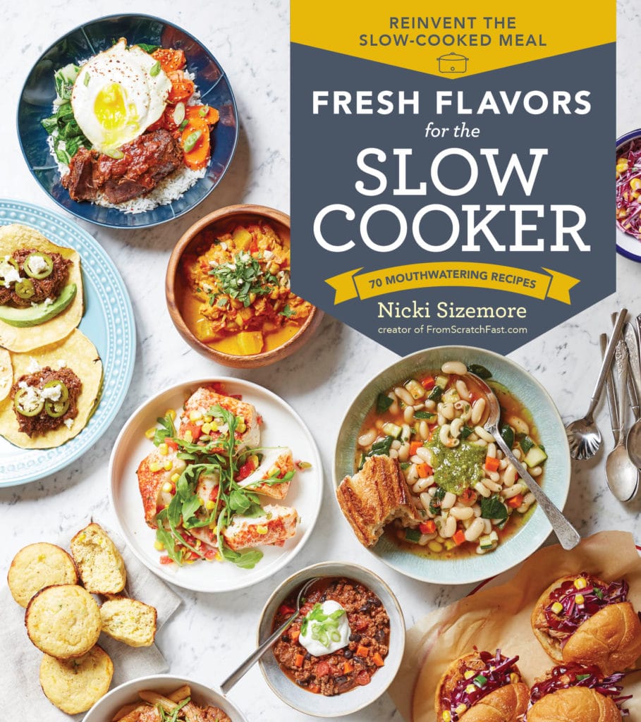 Book cover of Fresh Flavors for the Slow Cooker.