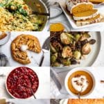 Gluten free recipes for Thanksgiving in a grid