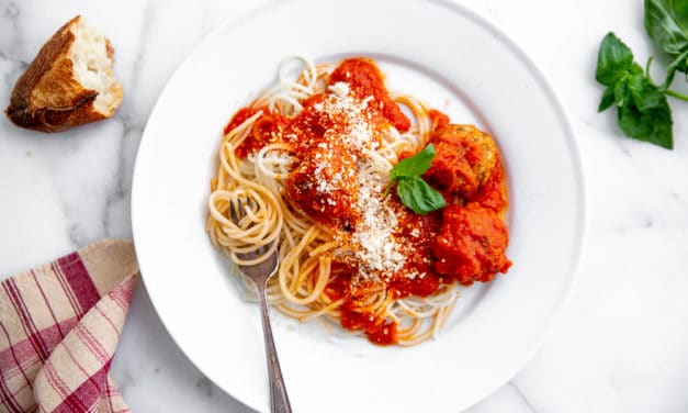 Healthy Baked Turkey Meatballs with Spinach