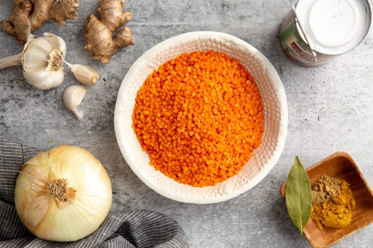 Easy Slow Cooker Dal Recipe with Coconut & Curry From Scratch Fast