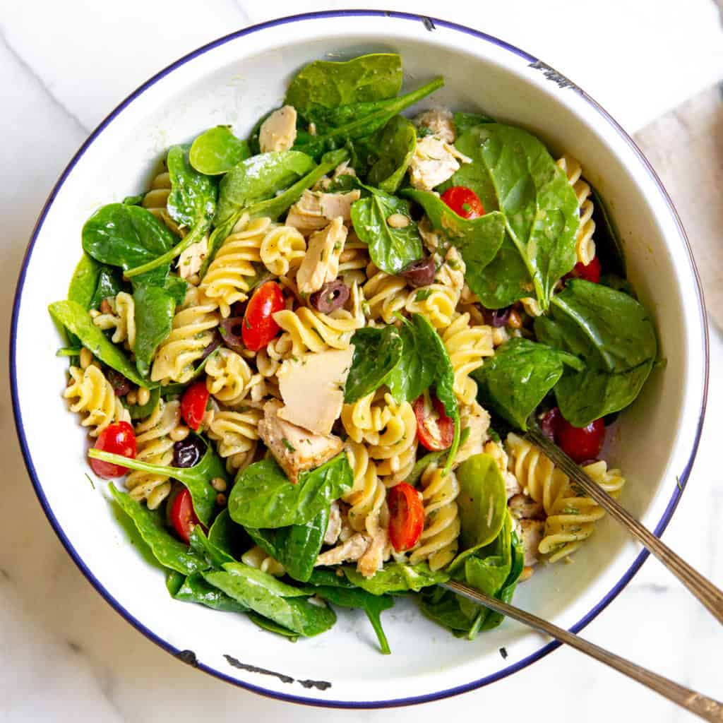 Healthy Mediterranean Tuna Pasta Salad Recipe From Scratch Fast