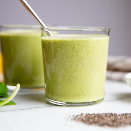 Simple Low Sugar Green Smoothie | From Scratch Fast