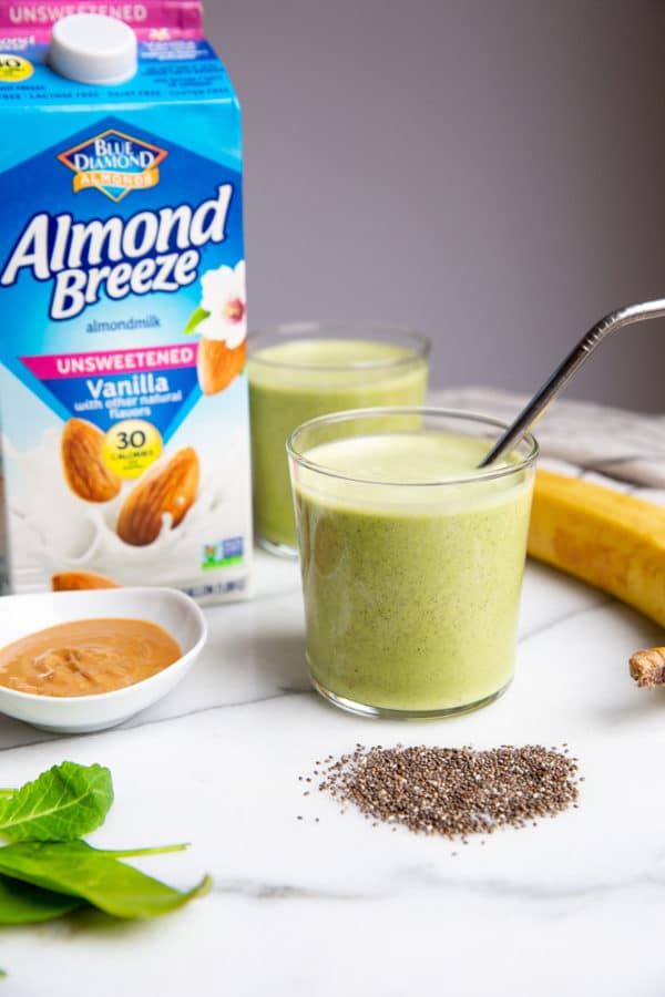 Simple Low Sugar Green Smoothie | From Scratch Fast