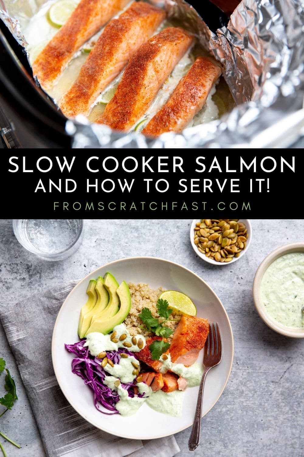 The BEST Slow Cooker Salmon & How to Serve it | From Scratch Fast
