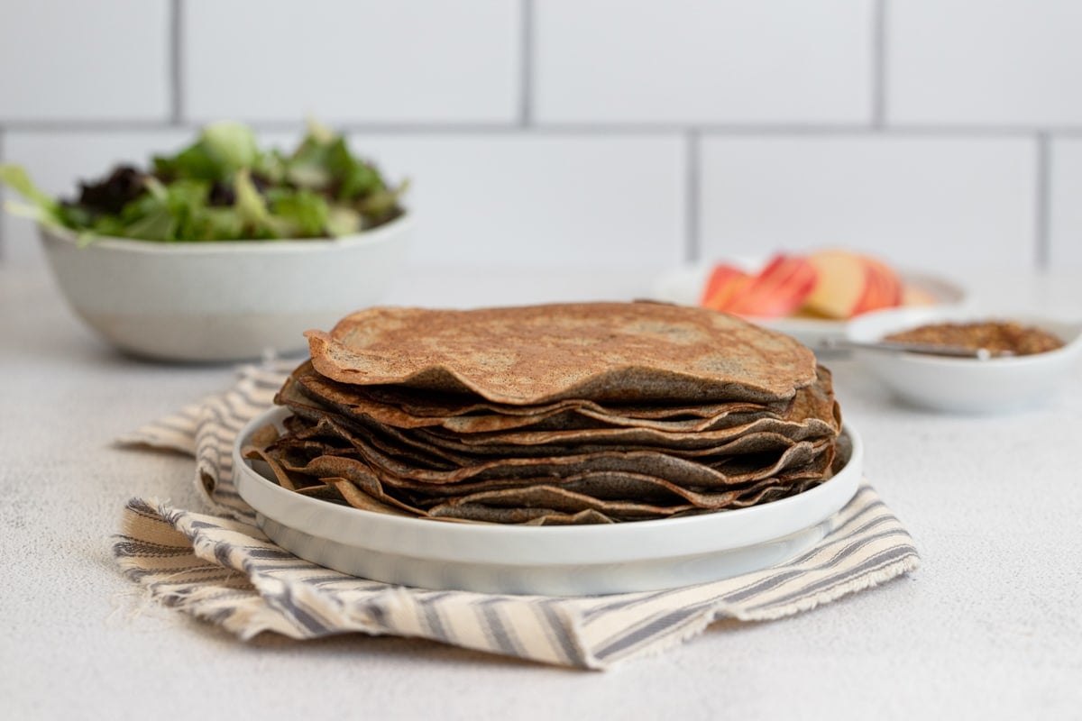 Easy Buckwheat Crepes Recipe (Gluten Free) From Scratch Fast