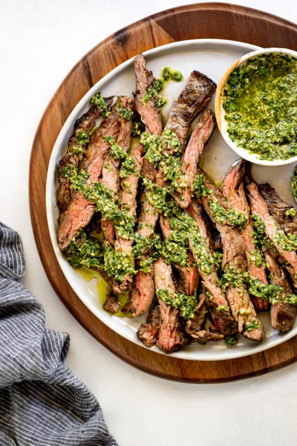 Foolproof Grilled Skirt Steak Recipe with Salsa Verde From Scratch Fast