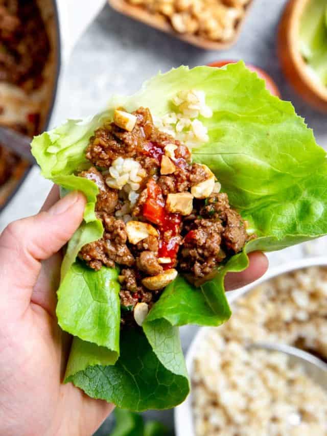 Beef Lettuce Wraps Recipe