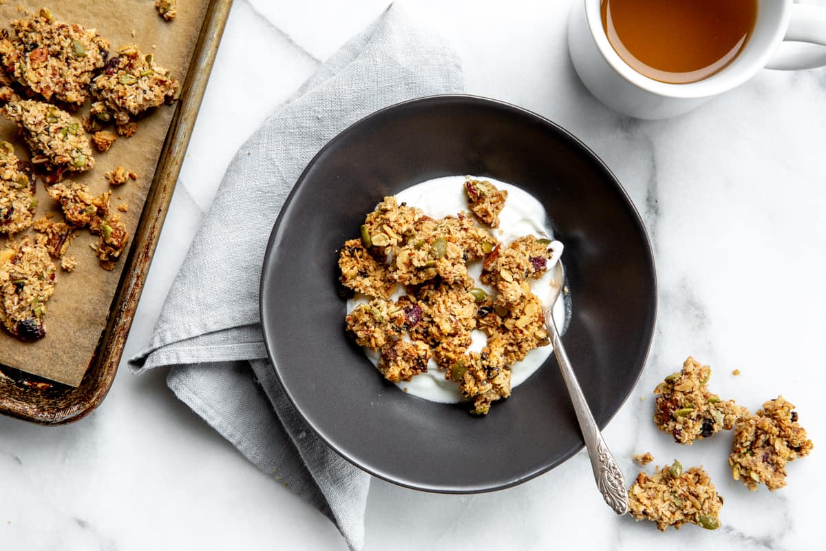 Easy Granola Clusters Recipe (Gluten Free, Vegan) From Scratch Fast