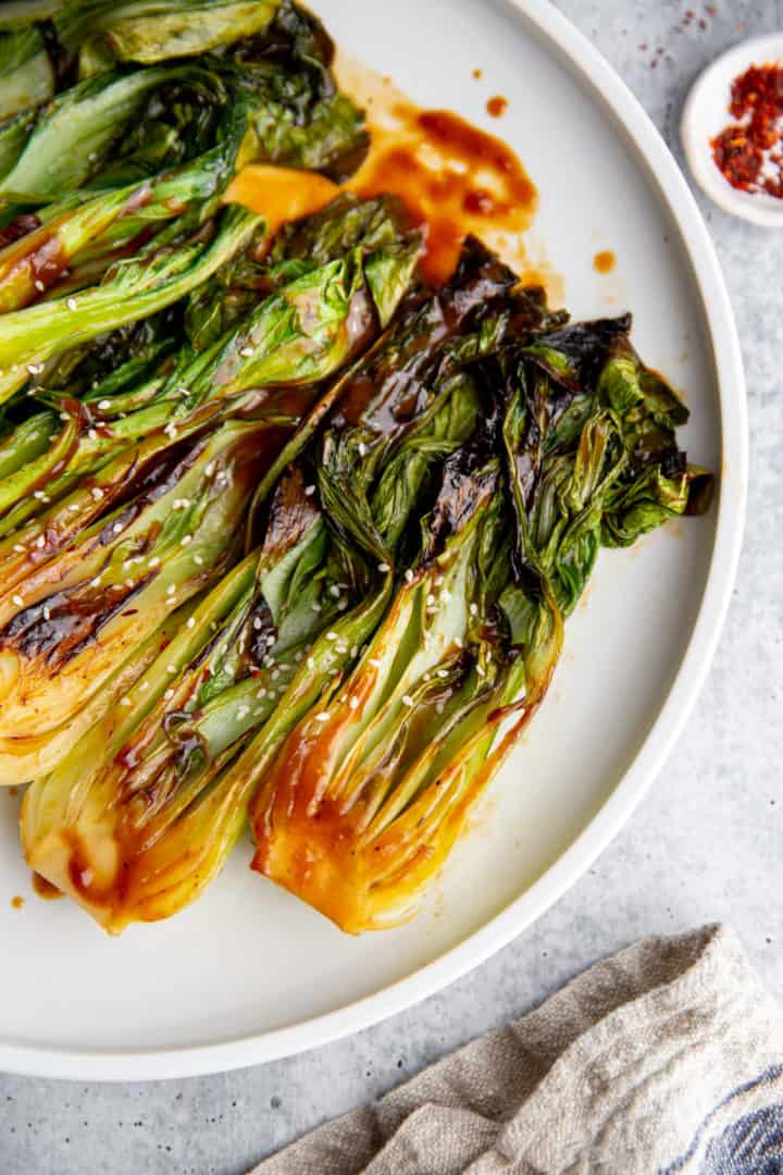 Sautéed Baby Bok Choy Recipe with Easy Glaze | From Scratch Fast