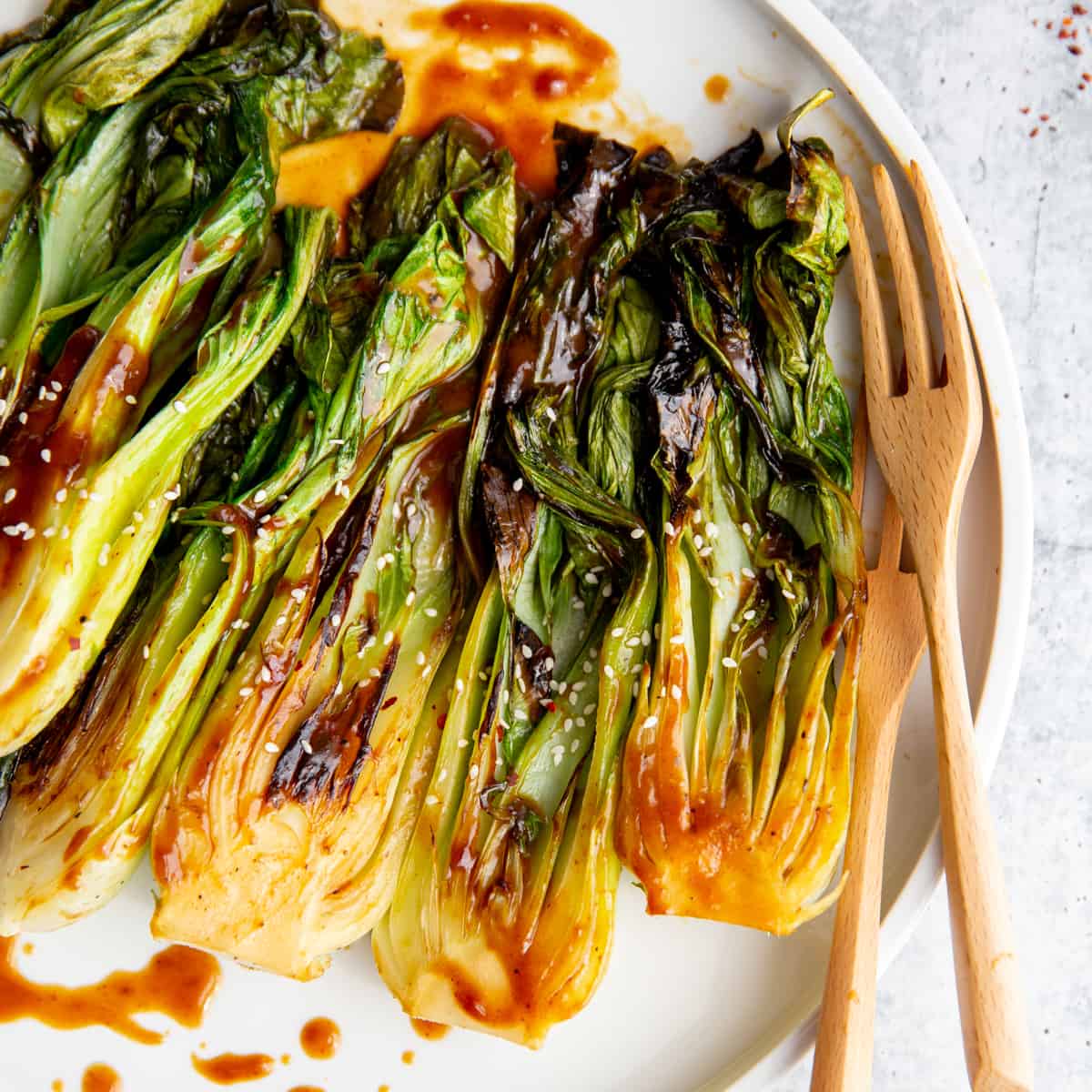 fried bok choy recipe